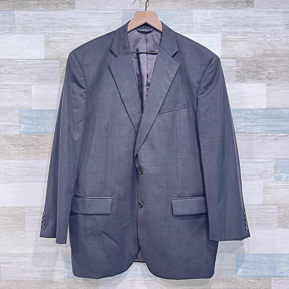Brooks Brothers Madison Estrato Trabaldo Togna 1840 Suit Gray Mens 44R 39W - Picture 2 of 14